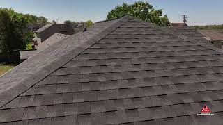 Charcoal Roof Replacement  GAF Timberline HDZ Home [upl. by Gotthelf]