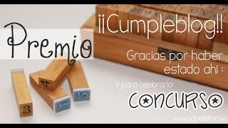 Concurso aniversario Papelísimo Premio Kit para estampar de manualidades [upl. by Lamahj249]