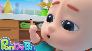 Whats Inside My Nose  Good Habits Song  More Nursery Rhymes amp Kids Songs  Pandobi [upl. by Nibot876]