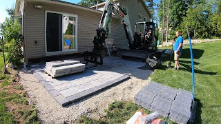 Finally Installing my TechoBloc Patio [upl. by Anilag]