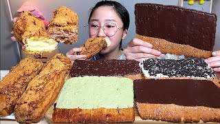 진주 꺄레 4가지 빨미까레 2가지 크로칸슈 먹방 Dessert Mukbang [upl. by Ahsenot]