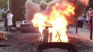 Boil Over at a Pelletiers Fish Boil Door County WI [upl. by Ynnot]