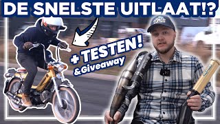 TOP5 Uitlaten testen op Tomos A35 65cc Opvoeren  TOMOSHOP [upl. by Oilut]