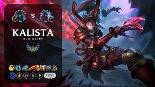 Kalista ADC vs Aphelios  EUW Challenger Patch 1324 [upl. by Aisek]