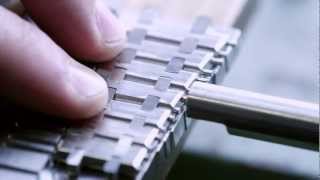 Making the Bracelet for a Royal Oak  Audemars Piguet [upl. by Ynottirb]