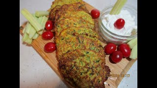 ZUCCHINI PANCAKES  PALAČINKE sa TIKVICAMA [upl. by Hanzelin]