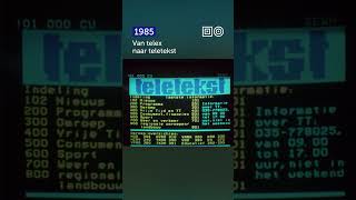 🎞️ Het laatste nieuws via Teletekst 1985 [upl. by Wilhelmine680]