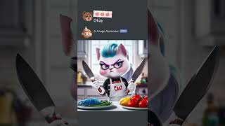 This cats quotcooking skillsquot challenges your perception cat cooking funny animals thug [upl. by Ilyse975]