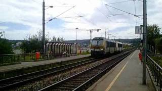 10 min en gare de Differdange Luxembourg un jour de mois daout [upl. by Anawik]