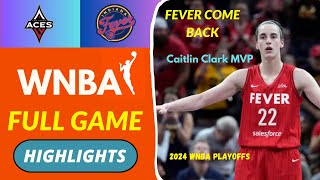 Fever vs Aces FULL GAME Highlights Sep2024  Womens Basketball  WNBA TODAY Preview [upl. by Ydnem]