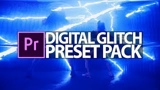 Premiere Pro Digital Glitch Preset Pack [upl. by Nibur]