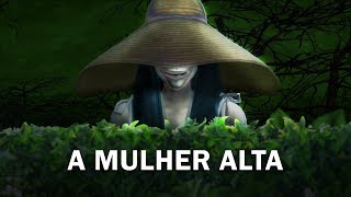 A MULHER ALTA  Hachishakusama   THE SIMS 4 HISTÓRIA DE TERROR [upl. by Eniloj842]