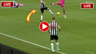 Raúl Jiménez red card vs Newcastle United vs Fulham with a Flying Tackle Raúl Jiménez Red Card [upl. by Ynatsed711]