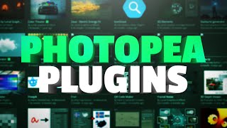 What are PLUGINS in Photopea YOU NEED TO USE THEM [upl. by Galina]