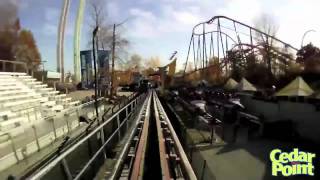 Top Thrill Dragster Reverse POV BACKWARDS [upl. by Rodney]