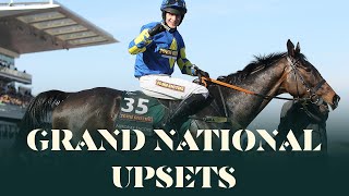 4 OF THE BIGGEST GRAND NATIONAL UPSETS AT AINTREE RACECOURSE [upl. by Royden288]