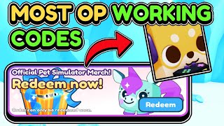 😱NEW UPDATE CODES IN PET SIMULATOR X UPDATE ROBLOX PET SIMULATOR X UPDATE CODES [upl. by Meade]