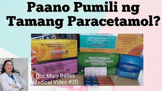 Ang Tamang Pagpili ng Paracetamol na may Combination Doc Mary Balles [upl. by Ronni]