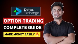 Option Trading in delta exchange  Option trading in crypto  Vishal techzone [upl. by Shannon]