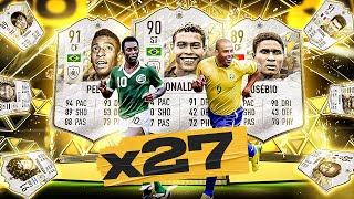 I OPENED My Base ICON Pack 15x Icon Packs FIFA 22 [upl. by Kenna432]