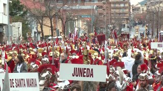 Banyoles acull la trobada de Manaies més gran de Catalunya per celebrar l’aniversari del Manípul [upl. by Oinotnanauj328]