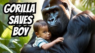 Gorilla Saves 3 Year Old Boy [upl. by Alcott]