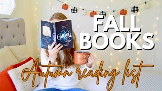 AUTUMN READING LISTbooks I plan to read this fall [upl. by Yadseut]