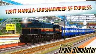 12617 MANGLADWEEP EXP Indian Train simulator Mumbai Route [upl. by Marcus13]