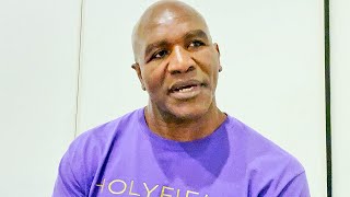 EVANDER HOLYFIELD RESPONDS TO FANS FEARS HE WILL GET HURT IN VITOR BELFORT FIGHT TALKS TRUMP amp MORE [upl. by Gray752]