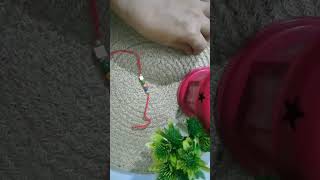 DIY rakhi idesDIY rakhi making at home rakshyabandha howtomakerakhiathomeeasyandbeautiful [upl. by Aleakim]