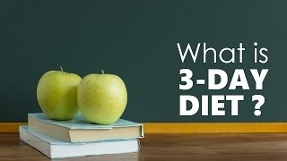 What is 3Day Diet Plan and How It Works By Dietplan101com [upl. by Aenehs73]