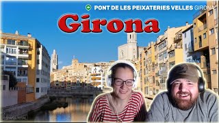 Girona un gran recorrido por toda la ciudad Argentinos reaccionan [upl. by Notnarb225]