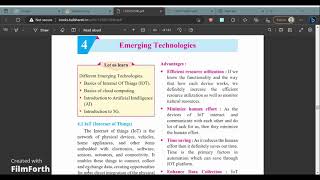 12th std information technology EMERGING TECHNOLOGIES CHAPTER 4 HSC IT [upl. by Mori]