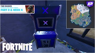 FORTNITE SYNDICATE QUESTS Part 2 Arcade Game Blade amp NPC Stray  Mizuki Locations Map [upl. by Nairb]