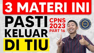 SOAL CPNS 2023 TIU YANG PASTI KELUAR [upl. by Jacintha]