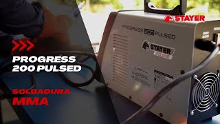 PROGRESS 200 PULSED Stayer  Soldador mma inverter [upl. by Phenica952]