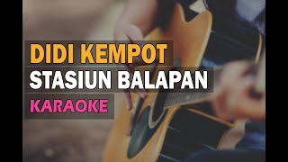 Didi Kempot  Stasiun Balapan  Karaoke By Jagat Lagu [upl. by Johansen]