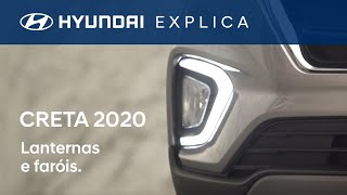 Hyundai Explica  Hyundai Creta 2020  Lanternas e faróis [upl. by Aela]