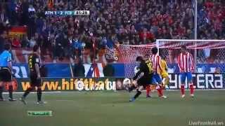 Lionel Messi Amazing Freekick Goal Vs Atletico Madrid 21 [upl. by Nogam]