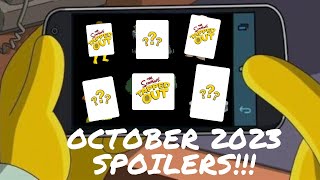 Tapped Out October 2023 Event SPOILERS  Whats Included In The Next Major TSTO Event [upl. by Avilo497]