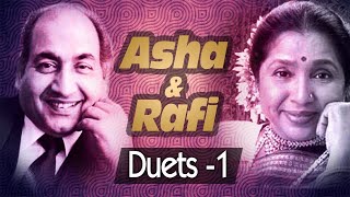 Best of Mohd Rafi amp Asha Bhosle Duets HD  VIDEO JUKEBOX 1  Evergreen Bollywood Song Collection [upl. by Appilihp]