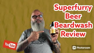 The Bearded Dude Superfurry beer beard wash review [upl. by Zaccaria]