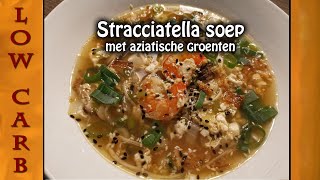 Aziatische stracciatella soep [upl. by Vullo]