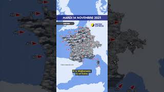 Météo du Mardi 14 au Jeudi 16 Novembre 2023 [upl. by Adnama]