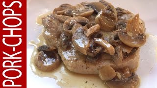 YiaYias Greek Recipe  Making Pork Chops amp Mushroom Recipe [upl. by Seda]