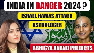 17 YEAR OLD ASTROLOGERS ISRAEL HAMAS PREDICTIONS  ABHIGYA ANAND  AbhigyaAnandAstrology preetikarao712 [upl. by Yelknirb]