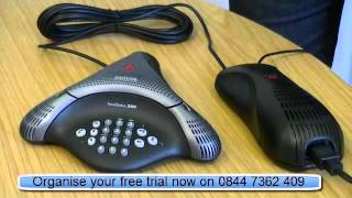 polycom voicestation 300 conference phone [upl. by Anisor]