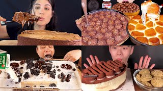 best satisfying dessert big bites mukbang asmr compilation pt1 [upl. by Leroi]