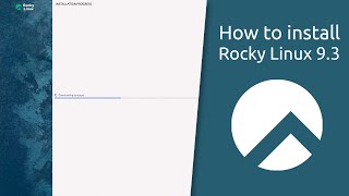 How to install Rocky Linux 93 [upl. by Battiste]