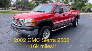 2002 GMC Sierra 2500–116k miles [upl. by Yroger84]